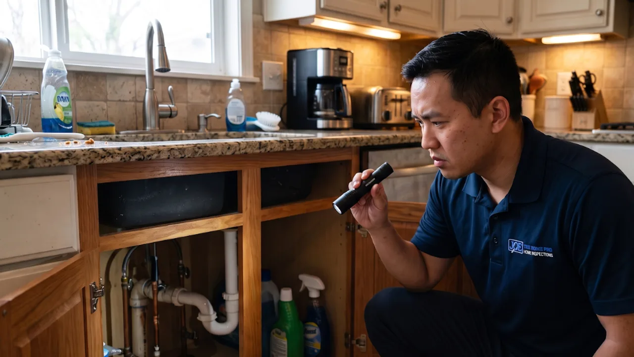 A Joe the Home Pro inspector reviewing a home